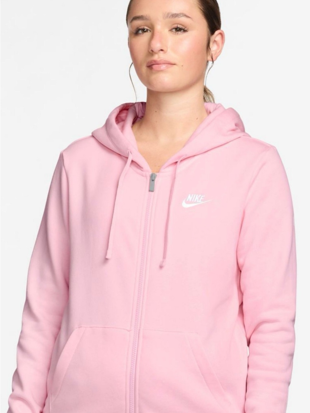 Nike Pink Full-Zip Hoodie